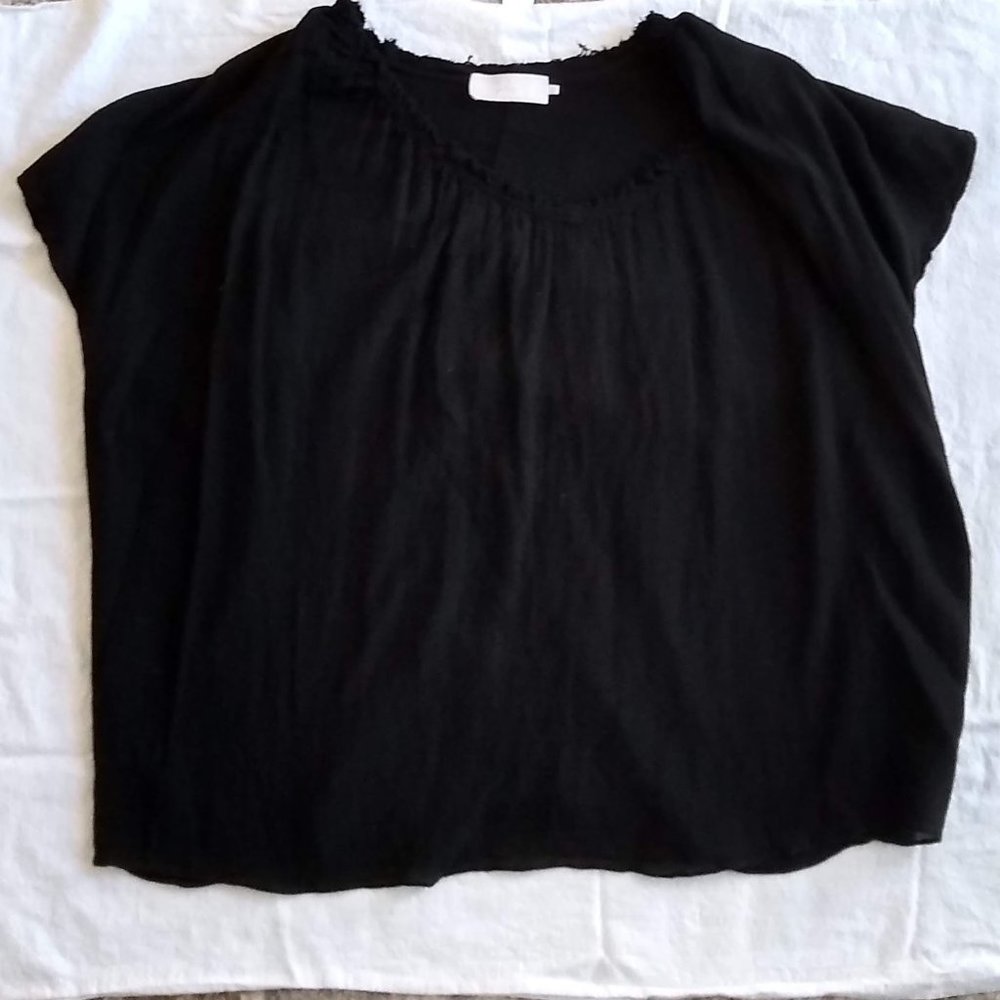 Hatch Maternity Black Tunic One Size O/S